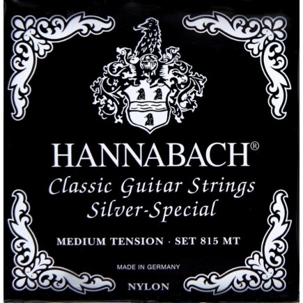 Hannabach 7164851 Struny do gitary klasycznej Serie 815 Medium tension Silver Special
